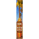 Crystal Coast Surfboard Directional | Wall Art Print on Real Wood
