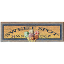 Sweet Spot Emerald Isle, North Carolina Latitude Longitude Wooden Sign | Wall Art Print on Real Wood