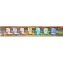 Alexandria - aaah Colorful Adirondacks | Wall Art Print on Real Wood