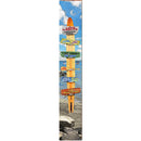 Lake Carlos Lobster Lake Ski Directional | Wall Art Print on Real Wood