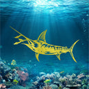 Swordfish Chasing Squid