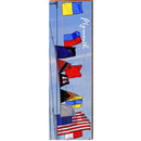 Plymouth Nautical Flags | Wall Art Print on Real Wood