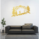 Mountain Backpacker- Metal Wall Art