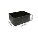 Breakfast Woven Storage Basket Picnic Basket Laundry Box Home Sundries Organizer Fruit Flower Storage Baskets Desktop Container