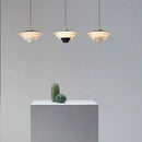 DecorBites™ Cream Wind Milk Glass Pendant Lights LED E27 Modern Kitchen Island Dining