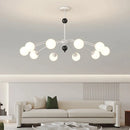 DecorBites™ Cream Wind Chandelier: Luxury Postmodern Hall Lamp for Living Room, Bedroom, and Restaurant
