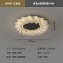 Modern gold textured crystal chandelier living room led ceiling light