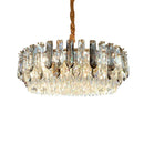 DecorBites™ Crystal Modern Pendant Light: Luxury Indoor Fixture for Home Decor