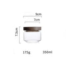 DecorBites™ Glass Hermetic Storage Jars with Airtight Lids