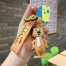 New Cartoon Zootopia Keychain Pendant Bag Car Keychain Accessories Valentine's Day Wedding Anniversary Birthday Gift