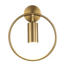 DecorBites™ Adjustable LED Brass Gold Ring Wall Sconce Light for Home Hotel Bar