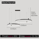 DecorBites™ Italian Style Annular Pendant Lamp for Living Room, Dining Room, Bedroom