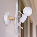 DecorBites™ Industrial LED Wall Sconce Iron Bedside Lamp Retro Loft Indoor Lighting