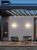 DecorBites™ Art Deco Marble Cube LED Wall Sconce Indoor Outdoor IP54 Waterproof