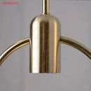 DecorBites™ Gradient Glass Pendant Light: Modern Nordic Hanging Fixture for Bedside Living Dining Decor