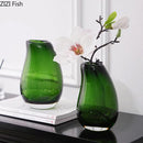 DecorBites™ Double Glass Vase Hydroponic Flower Pot: Desk Decor, Floral Arrangement Aesthetics