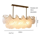 DecorBites™ Crystal Pearl Chain Chandelier: Luxe Hanging Lamp for Exquisite Home Decor