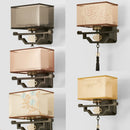 DecorBites™ Elegant Fabric Wall Lamp for Living Room Bedroom, Modern LED Lighting Fixtures