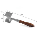 DecorBites™ Double Faced Meat Tenderizer for Kitchen - Stainless Steel Meat Hammer
