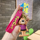 New Cartoon Zootopia Keychain Pendant Bag Car Keychain Accessories Valentine's Day Wedding Anniversary Birthday Gift