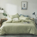DecorBites™ Japanese Style Cotton Printed 4Pcs Bedding Set with Double-Sided Design