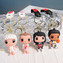 Creative, trendy, quirky and quirky stories, keychains, trendy flower monsters, cannibalistic flower keychains, men's and women'