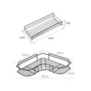 DecorBites™ Corner Bathroom Storage Shelves and Shower Organizer
