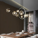 DecorBites™ Glass Bubble LED Chandelier Dining Room Pendant Lighting
