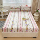 DecorBites™ Japanese Style Thick Fitted Sheet for Queen/King Bed