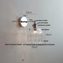 DecorBites™ Crystal LED Wall Light – Modern Nordic Living Room Bedside Lamp
