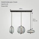 DecorBites™ Glass Knot Pendant Chandelier Light for Bedroom Kitchen Dining Room