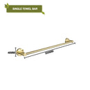 Modern brushed gold bath hardware set bathroom accessories