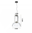 DecorBites™ Glass LED Pendant Light - Stylish and Modern Illumination for Various Spaces