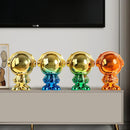 DecorBites™ Astronaut Statue Spaceman Sculpture Modern Desktop Decor Figurine Handicraft Gift