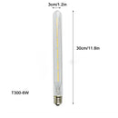 DecorBites™ LED Filament Tubular Edison Bulb 6000K T10 T185 T225 T30 T300 4W 6W 8W