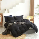 DecorBites™ Furball Tassel Duvet Cover Set - Luxury Bedding - King Queen Twin Full Sizes