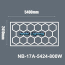 DecorBites™ Hexagon LED Ceiling Light for Barbershop and Garage Hair Salon