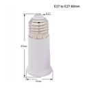 DecorBites™ E27 to E27 Socket Extender Medium Base Lamp Adapter