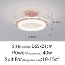 DecorBites™ Kids' Room Ceiling Light in Gold Pink Blue for Bedroom and Living Room