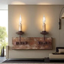 DecorBites™ Country Retro Solid Wood Wall Light for Bedroom & Living Room