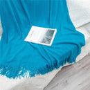 DecorBites™ Knitted Cashmere Siesta Blanket - Soft Sofa Throw & Bedding Blanket