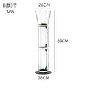 DecorBites™ Glass LED Floor Lamp for Modern Interior Decor