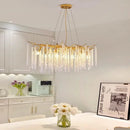 DecorBites™ Crystal Tassel Chandelier Luxury Pendant for Home, Living Room, Dining Room, Hotel Hall
