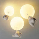 DecorBites™ Little Bear Cartoon Pendant Lamp for Kids Room Bedroom Living Room