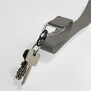 2 Style Stainless Steel Key Ring With 8-Shaped Buckle Easy Removal Hanging Taking Out Key Chain Multi-purpose Waist Keychain Y21