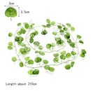 DecorBites™ Ivy Green Fake Leaves Garland Vine Wall Decoration Artificial Plants