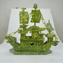 DecorBites™ Jade Dragon Boat Ornament - 38cm Luxury Collectible and Gift-Worthy Living Room Decor