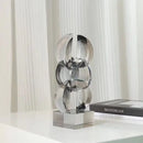 DecorBites™ Geometric Crystal Glass Bookshelf Ornaments