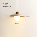 DecorBites™ Japanese Style Wooden Pendant Lamp for Bedroom and Restaurant Decor
