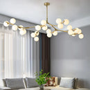 DecorBites™ Glass Ball LED Chandelier Molecular Pendant Lighting for Living Dining Bedroom